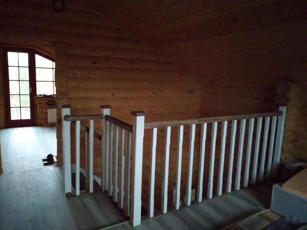 Ограждения деревянных лестниц